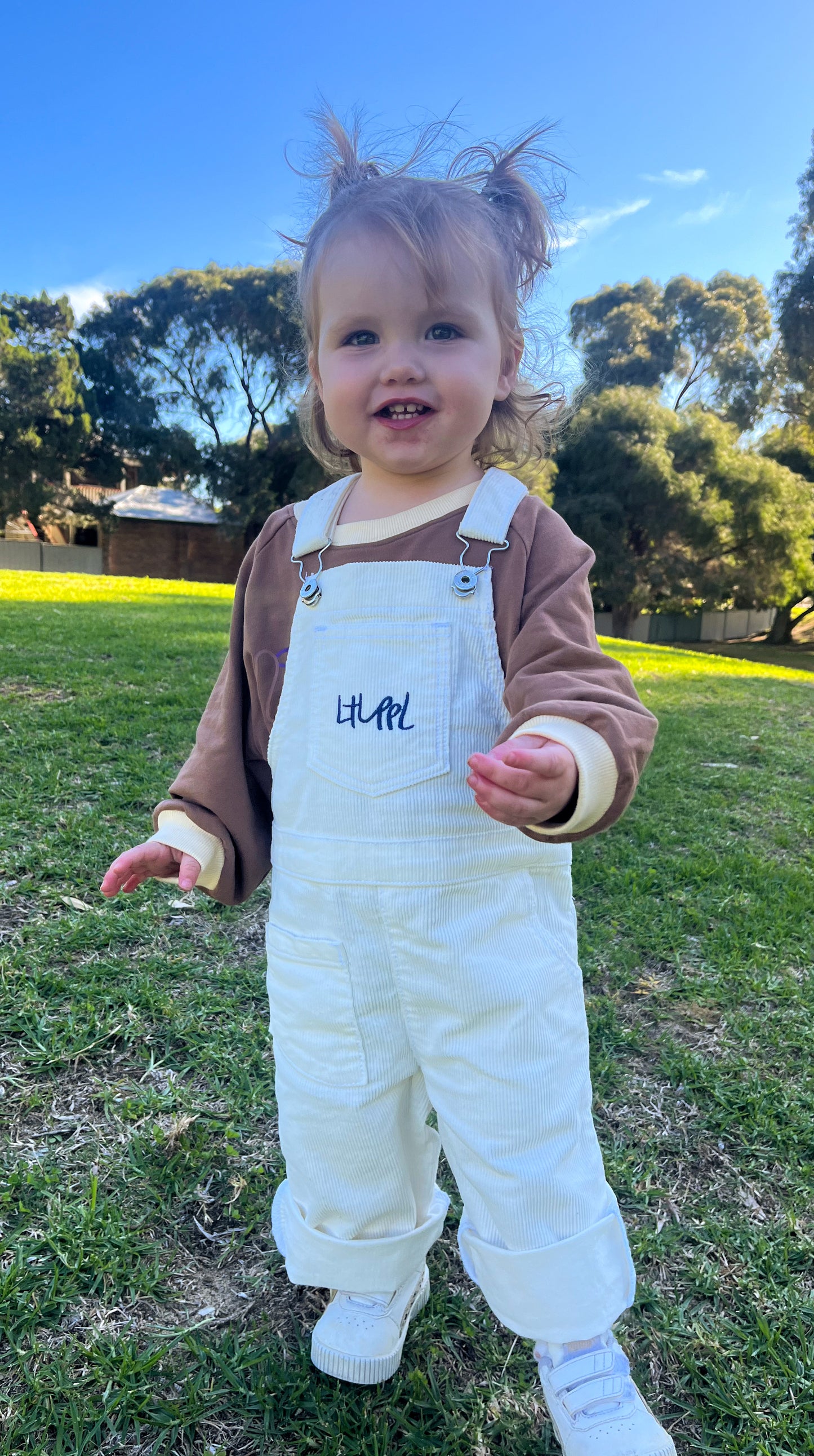 The Slouch Overall Cream Cord