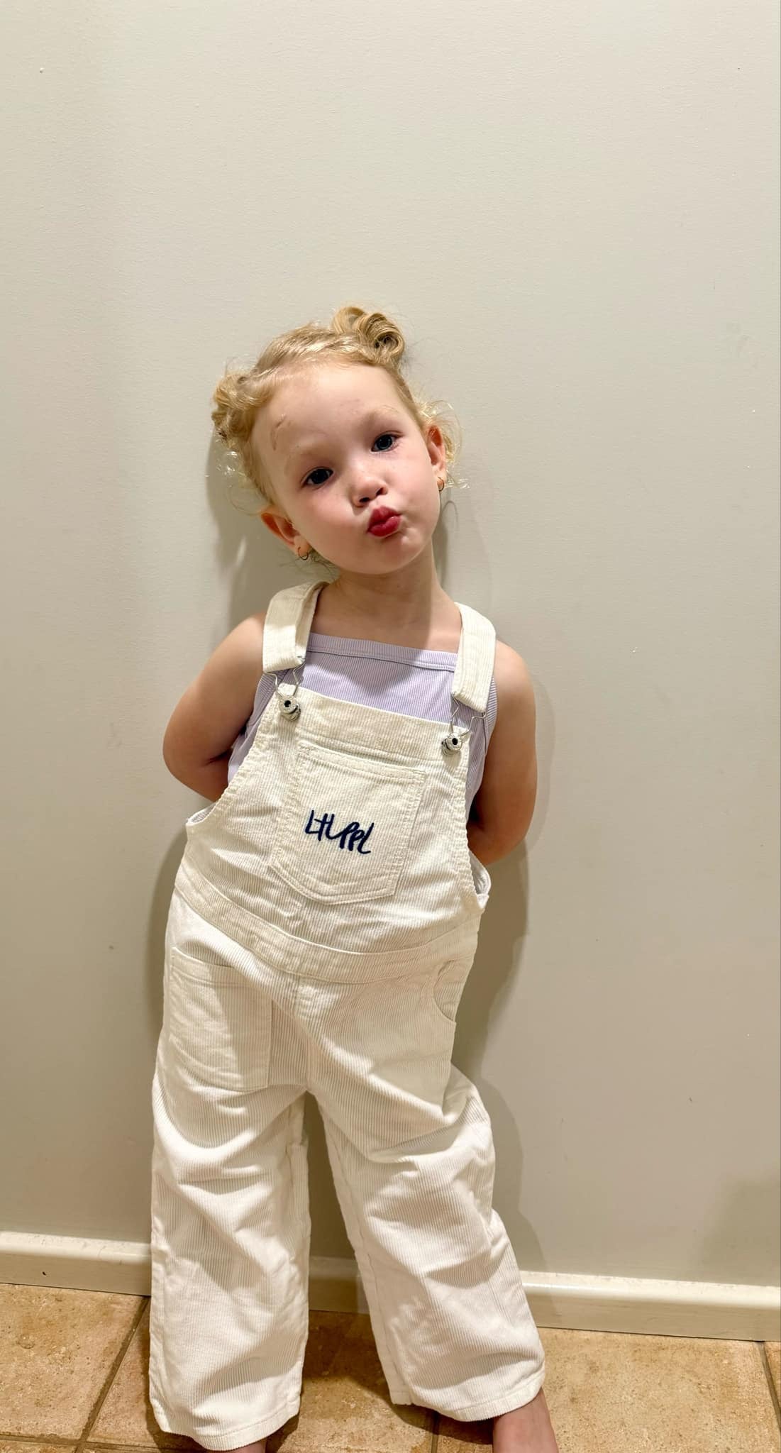The Slouch Overall Cream Cord
